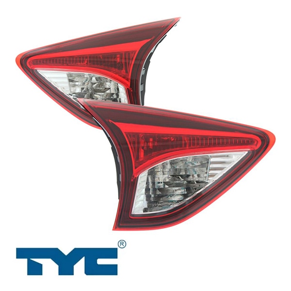 13-16y マツダ CX-5 KE系 US仕様 テールランプ テールライト インナー 純正タイプ 左右セット バルブ付 TYC製