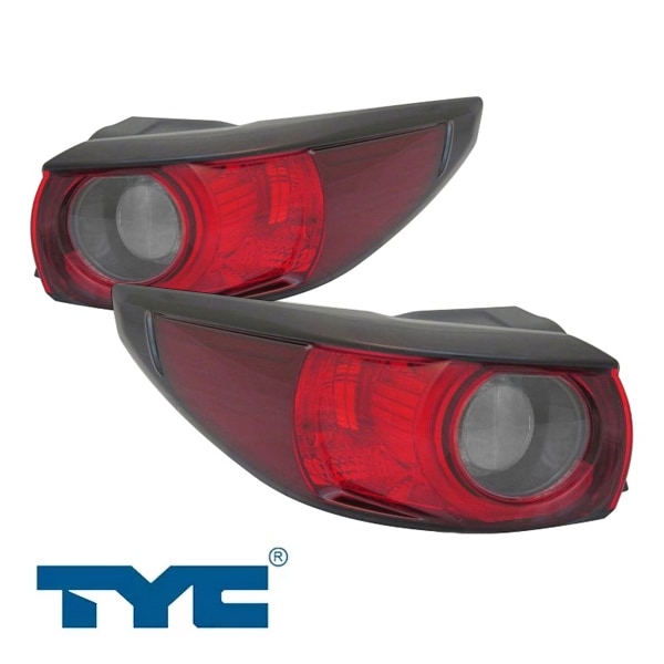 17-21y マツダ CX-5 KF系 US仕様 テールランプ テールライト アウター 純正タイプ 左右セット バルブ付 TYC製