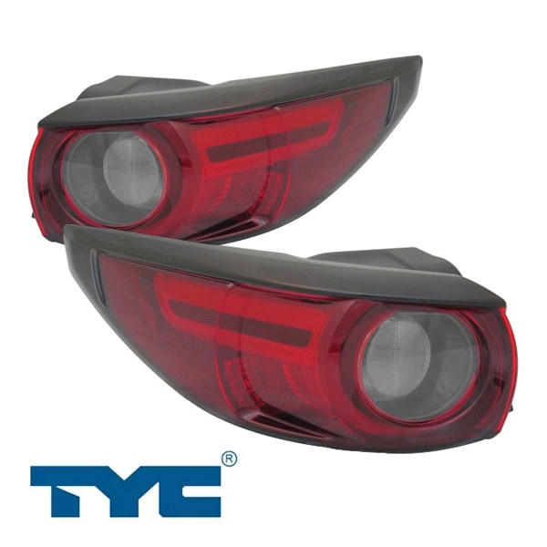 17-21y マツダ CX-5 KF系 US仕様 LEDテールランプ テールライト アウター 純正タイプ 左右セット バルブ付 TYC製