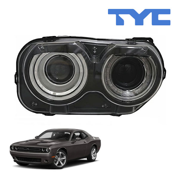 TYC 正規品】15-21y ダッジ チャレンジャー ハロゲンヘッドランプ