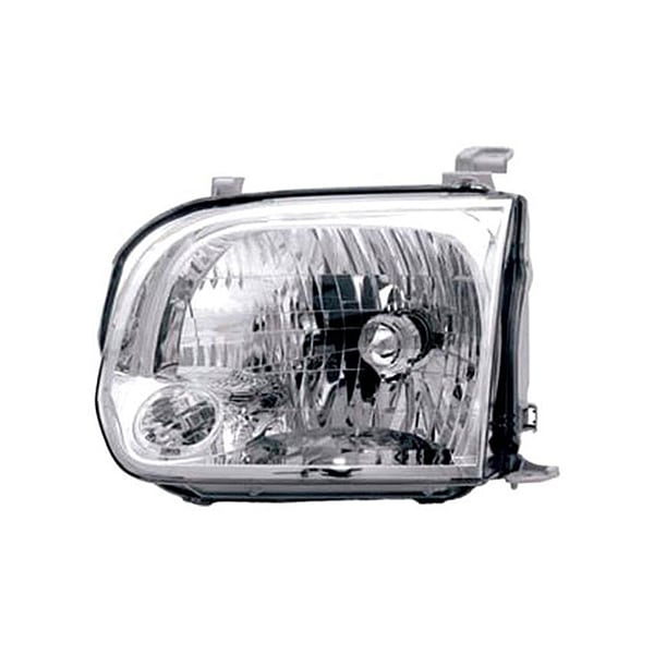 トヨタ 05-06y タンドラ/05-07y セコイア ダブルキャブ ハロゲンヘッドランプ ヘッドライト 純正タイプ 左側 LH 運転席側 バルブ付 TYC製