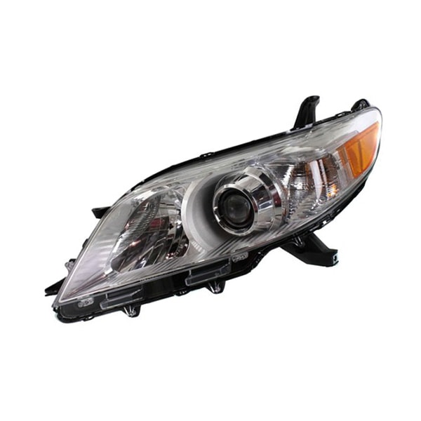 11-20y トヨタ シエナ ハロゲンヘッドランプ ヘッドライト 純正タイプ 左側 LH 運転席側 バルブ付 TYC製