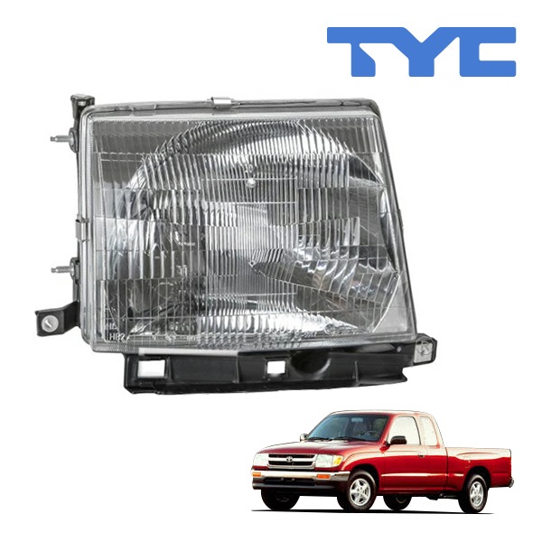 【TYC 正規品】97-00y トヨタ タコマ ハロゲンヘッドランプ ヘッドライト 純正タイプ 右側 RH 助手席側 バルブ付