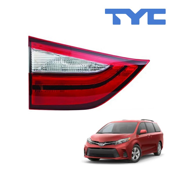 【TYC 正規品】15-19y トヨタ シエナ テールランプ テールライト インナー 純正タイプ 左側 LH 運転席側 バルブ付