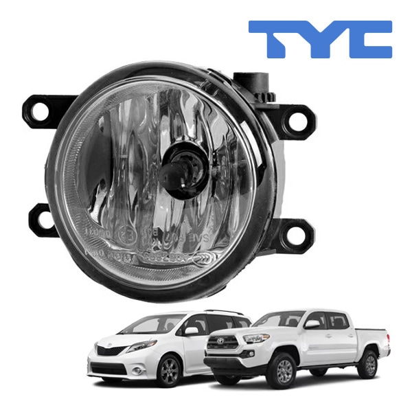 【TYC 正規品】トヨタ 11-20y シエナ 12-20y タコマ フォグランプ フォグライト 55Wタイプ 純正タイプ 右側 RH 助手席側 バルブ付