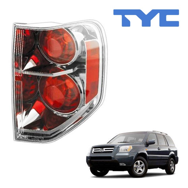 【TYC 正規品】06-08y ホンダ パイロット テールランプ テールライト 純正タイプ 右側 RH 助手席側 バルブ無