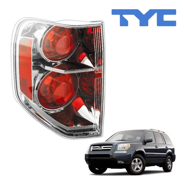 【TYC 正規品】06-08y ホンダ パイロット テールランプ テールライト 純正タイプ 左側 LH 運転席側 バルブ無