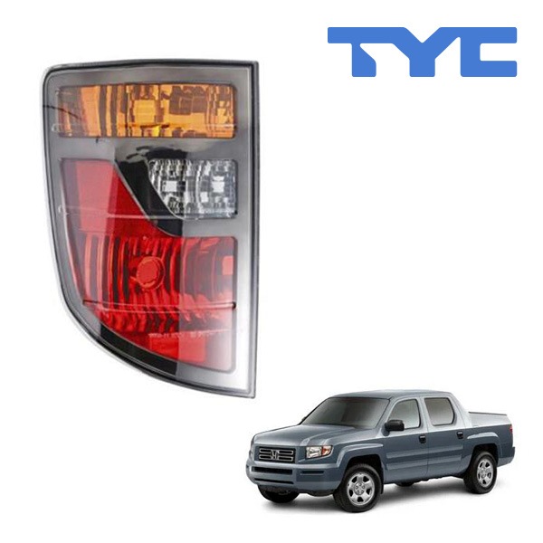 【TYC 正規品】06-08y ホンダ リッジライン テールランプ テールライト 純正タイプ 左側 LH 運転席側 バルブ無