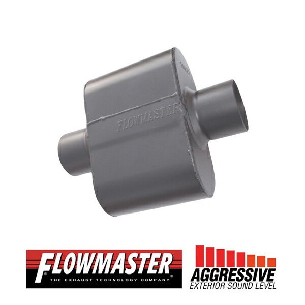 FLOW MASTER / フローマスター スーパー 10 マフラー 409S #842515 Center in 2.50