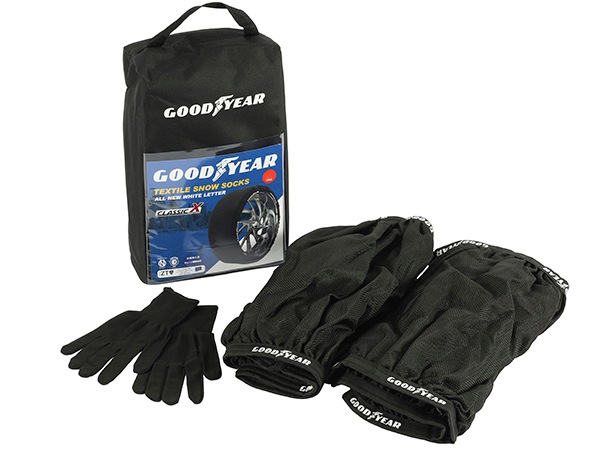 グッドイヤー スノーソックス 黒色 Sサイズ GOODYEAR 正規品】グッドイヤー スノーソックス 布製 タイヤチェーン
