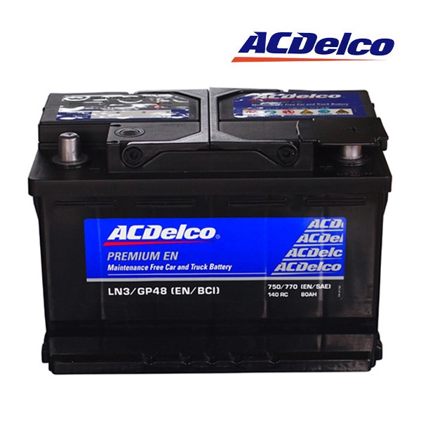 【日本正規品】ACDELCO ACデルコ アメリカ車用 バッテリー LN3 メンテナンスフリー  JK ラングラー/エスカレード/タホ/サバーバン/CTS/CTS-V/SRX/C7コルベット