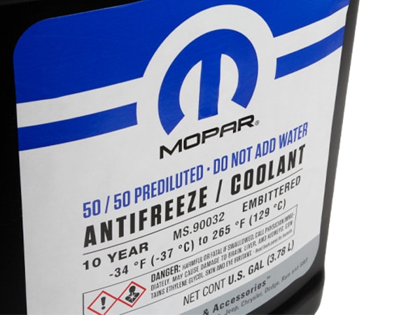 MOPAR純正 アンチフリーズ クーラント 冷却水 冷却液 不凍液 LLC