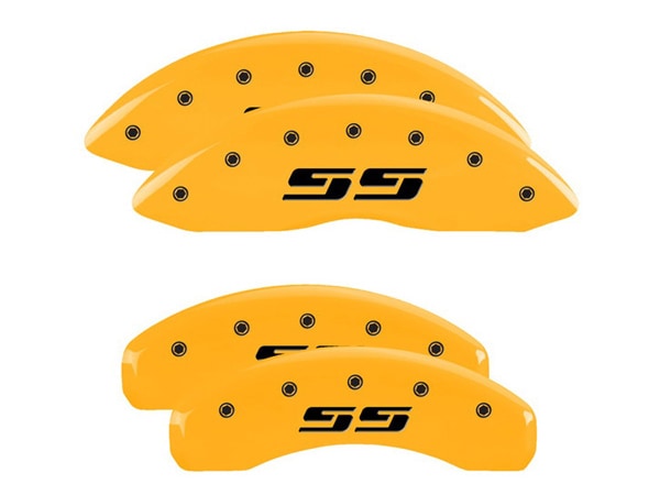 【MGP 正規品】 シボレー 99-06y シルバラード1500 | 03-05y アストロ 専用設計 ブレーキ キャリパーカバー イエロー SSロゴ 14034SSS3YL