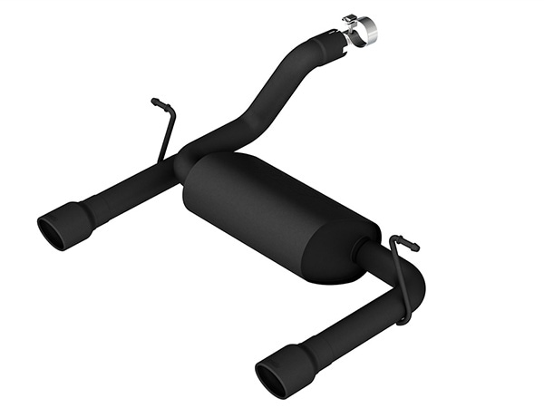 【Borla 正規品】Axle-Back アクスルバック エキゾーストシステム ステンレス マフラー 左右2本出し ツーリング 11955CB ステンレススチール ブラックコートチップ ジープ JL ラングラー ボーラ