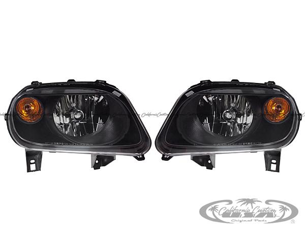 2006-2011y シボレー HHR ヘッドライト（ブラック）