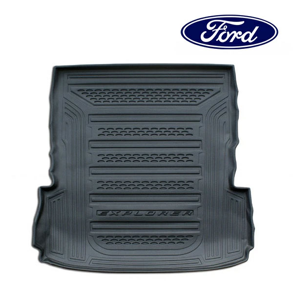 フォード純正 11-16y FORD エクスプローラー リア カーゴマット ラゲッジマット カーゴライナー トランクマット EXPLORERロゴ入