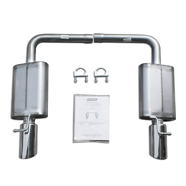 【GIBSON 正規品】 11-19y フォード エクスプローラー 2.0L 3.5L アクスルバック ステンレスマフラー 619693 2本出し ギブソン