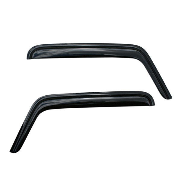 カリフォルニアカスタム 07-17 ジープ JK ラングラー 2ドア ドアバイザー サイドバイザー ウインドウバイザー スモークバイザー 貼り付け式 2枚セット