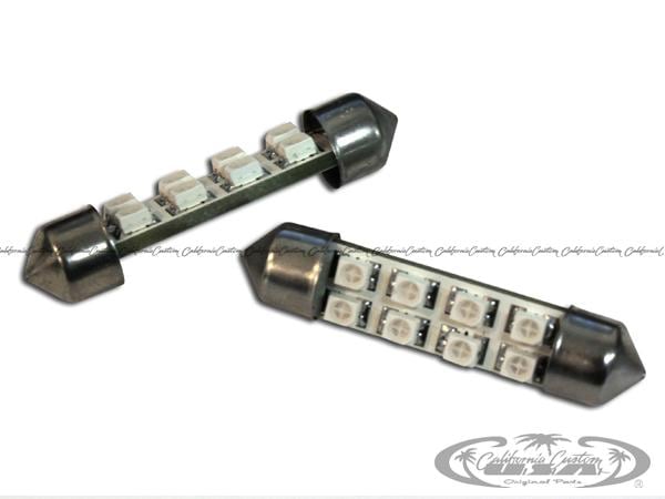 カリフォルニアカスタム 211/212規格 LEDバルブ 8SMD 2chip ブルー 2個セット