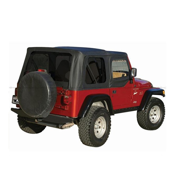 1997-2006y ジープ ラングラー（TJ） Smittybilt製 ソフトトップ（幌）キット/ブラックデニム 9970235