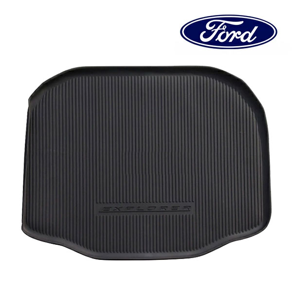 フォード純正 11y- FORD エクスプローラー リア カーゴマット ラゲッジマット カーゴライナー トランクマット EXPLORERロゴ入