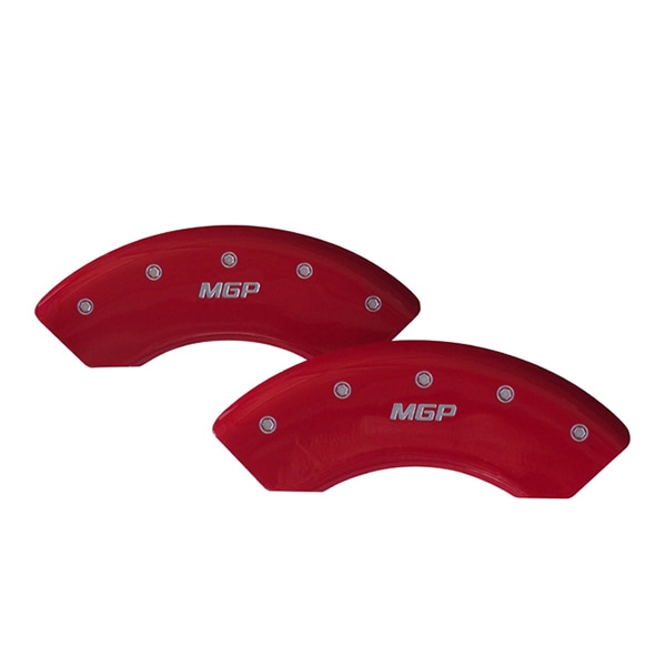 【MGP 正規品】 85-05y シボレー アストロ | GMC サファリ 専用設計 ブレーキ キャリパーカバー レッド MGPロゴ 14001SMGPRD