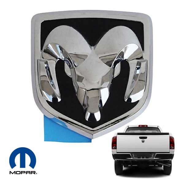 MOPER純正エンブレム DODGEロゴ 55077718AA （2005-2009y ダッジ ラムピックアップ,05-11y ダコタ他）
