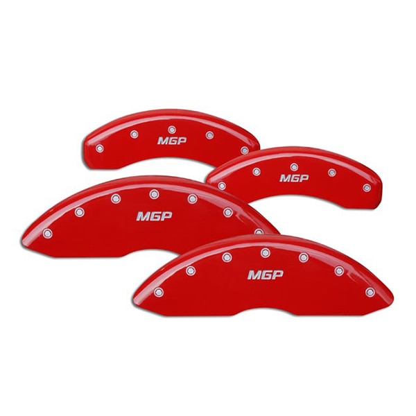 【MGP 正規品】 03-06y リンカーン ナビゲーター | フォード エクスペディション 専用設計 ブレーキ キャリパーカバー レッド MGPロゴ 10020SMGPRD