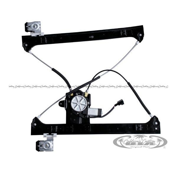 【DELAMO 正規品】P/W パワーウインドウ レギュレーター リア 右側 助手席側 RH ウィンドウレギュレーター 電装 モーター付 02-09y シボレー トレイルブレイザー