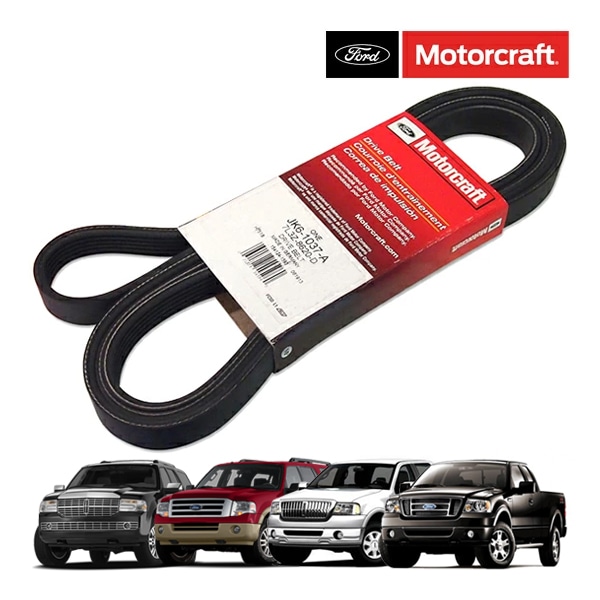 Motorcraft/モータークラフト純正 ファンベルト JK61037A 07-08y フォード エクスペディション/F150/リンカーン ナビゲーター/マークLT