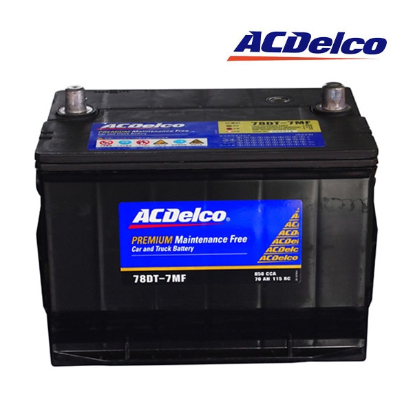 【日本正規品】ACDELCO ACデルコ アメリカ車用 バッテリー 78DT-7MF メンテナンスフリー アストロ/タホ/サバーバン/デナリ/エクスプレス/ラムバン