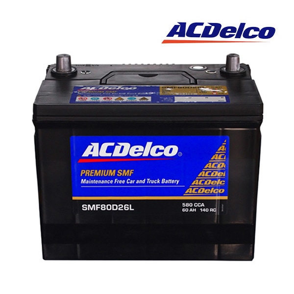 【日本正規品】ACDELCO ACデルコ アメリカ車用 バッテリー SMF80D26L メンテナンスフリー  US シエナ/タコマ/タイタン/アルマダ