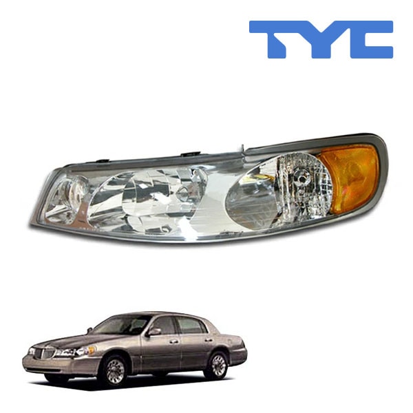 TYC 正規品】98-02y リンカーン タウンカー ヘッドランプ ヘッドライト 