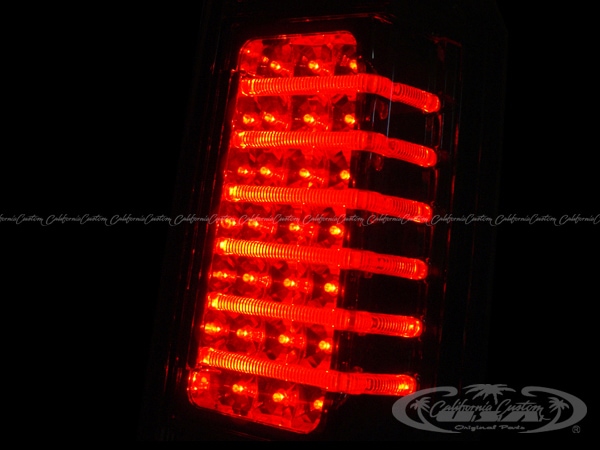06-10y HUMMER ハマーH3 LEDテールランプ テールライト スモーク