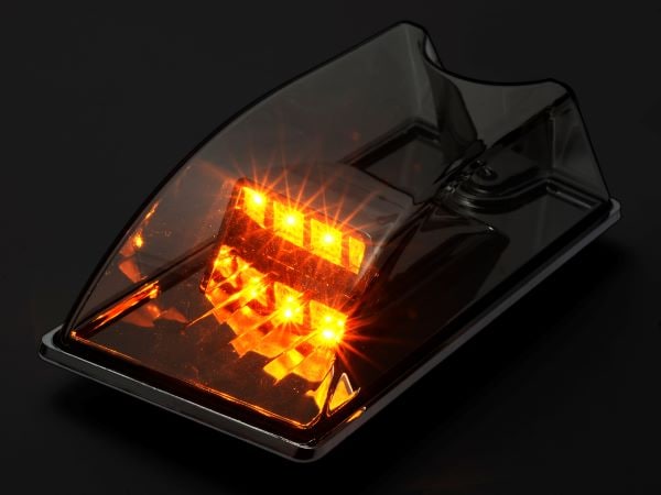 クリスタル LEDルーフマーカーランプ スモーク 10個セット フロント