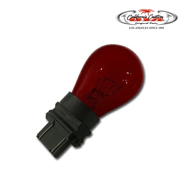 カリフォルニアカスタム レッドバルブ ダブル ウェッジ球 3157規格 27/7W 1個 汎用
