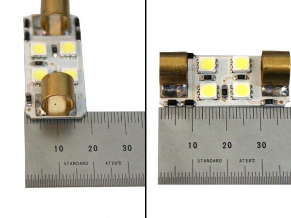 汎用LEDルームランプ 12000Kシリーズ 基盤型（4SMD/3chip）B