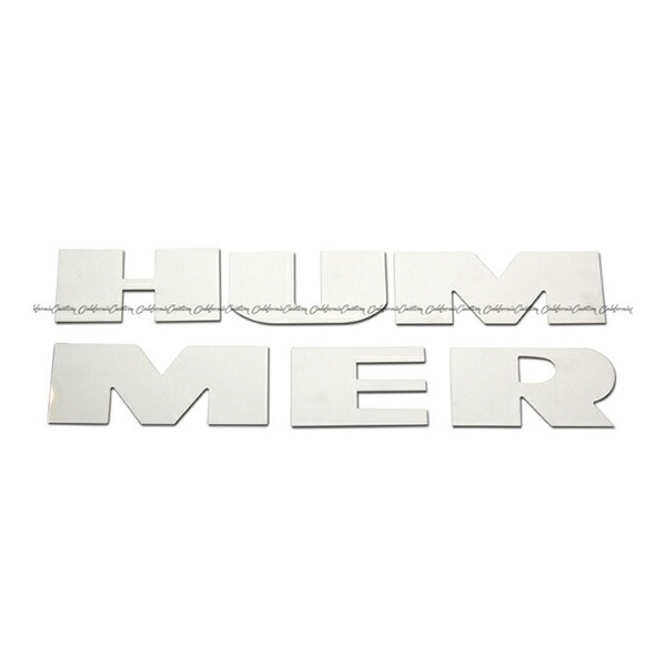 【送料無料】ハマーH2 リア バンパー ステンレス レター ハマーH2 ステンレスリアバンパーレター(HUMMER