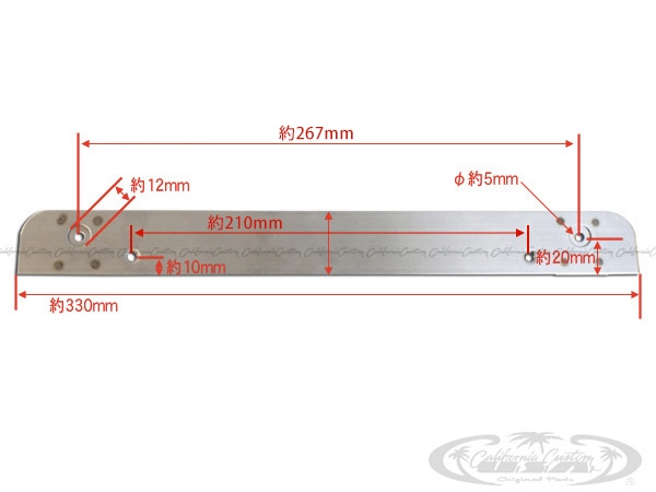 汎用 ナンバーステー C フロント ナンバープレート ライセンスプレート ブラケット 移設 固定 穴あけ不要 車検改善などに