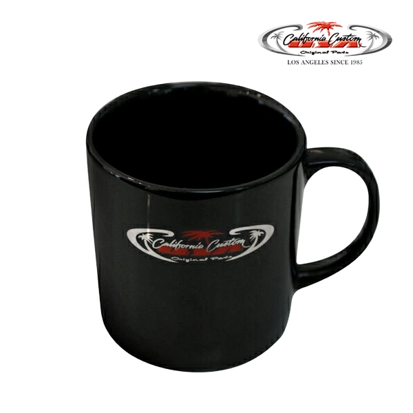 カリフォルニアカスタム California Cunstom ロゴ入 マグカップ S サイズ 直径70mm×高さ75mm ブラック 汎用