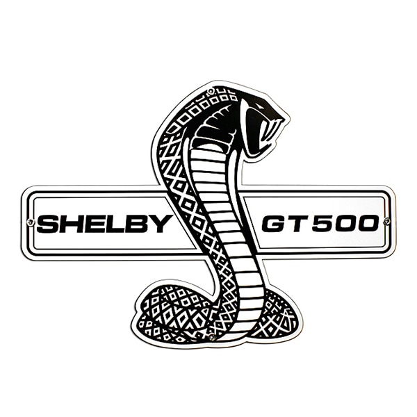 サインボード キャロル シェルビー Shelby GT500 16 シェルビー GT500 高さ 約34cm 幅 約48.5cm フォードマスタング 他 汎用