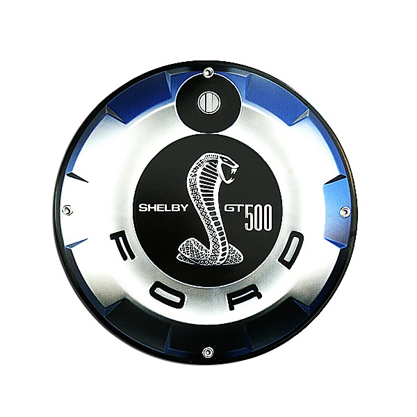 サインボード キャロル シェルビー Shelby GT500 Gas Cap 12 シェルビー GT500 直径 約30.5cm フォードマスタング 他 汎用