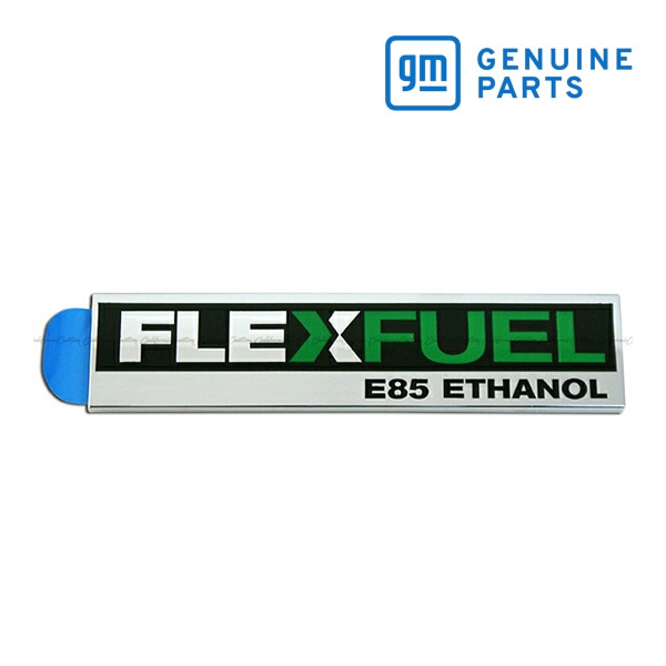 GM純正 10-11y キャデラック エスカレード テールゲート リアエンブレム (FLEXFUEL) 84674417 リアゲート トランク 