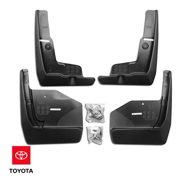 USトヨタ純正 TOYOTA プリウスα 40系 平成23年5月- 令和3年3月 マッドガード 泥除け マッドフラップ スプラッシュガード フロント リア 1台分 4枚セット