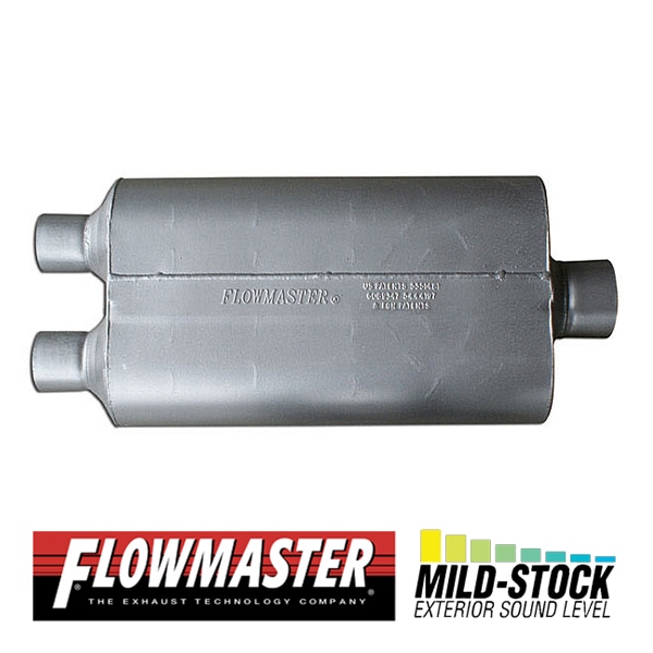 FLOW MASTER / フローマスター スーパー50 マフラー #524553 Dual in 2.25