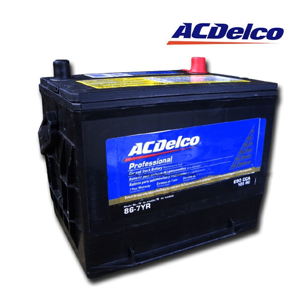 【日本正規品】AC DELCO ACデルコ アメリカ車用 バッテリー 86-7MF メンテナンスフリー  C5コルベット/ハマーH3/コンパス/パトリオット/キャリバー/アベンジャー他 互換 86-7YR/86PG