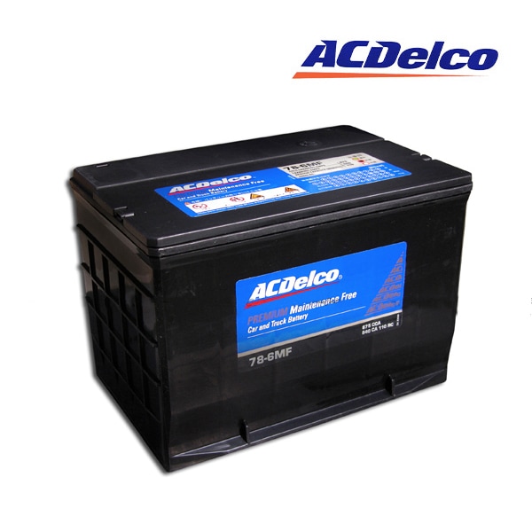 【日本正規品】AC DELCO ACデルコ アメリカ車用 メンテナンスフリー  バッテリー 78-6MF アストロ/タホ/サバーバン/C-1500/C1500/K-1500/K1500/アバランチ/エクスプレス/トレイルブレイザー/ユーコンデナリ他