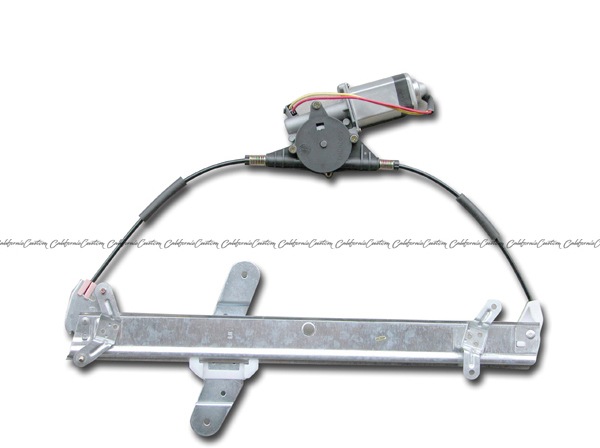 【DELAMO 正規品】P/W パワーウインドウ レギュレーター フロント 左側 運転席側 LH フロントドア ウィンドウレギュレーター 電装 モーター付 98-11y リンカーン タウンカー