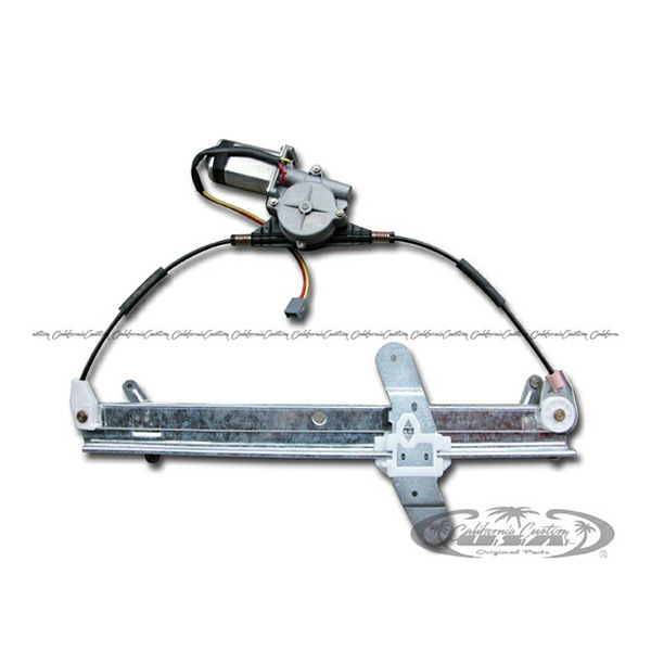 【DELAMO 正規品】P/W パワーウインドウ レギュレーター フロント 左側 運転席側 LH フロントドア ウィンドウレギュレーター 電装 モーター付 98-11y リンカーン タウンカー