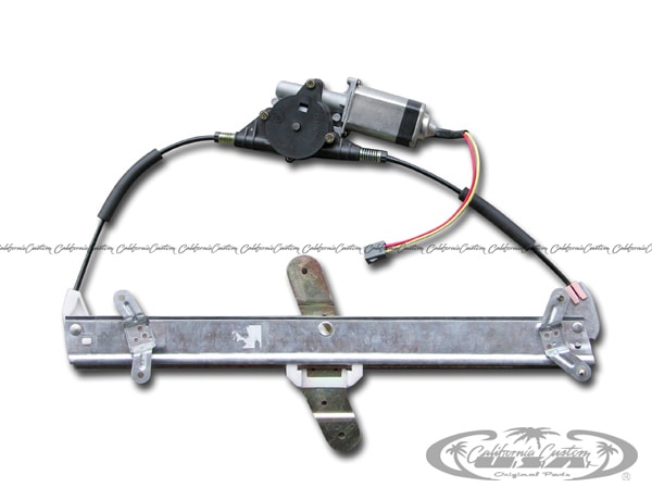 【DELAMO 正規品】P/W パワーウインドウ レギュレーター リア 右側 助手席側 RH ウィンドウレギュレーター 電装 モーター付 98-11y リンカーン タウンカー